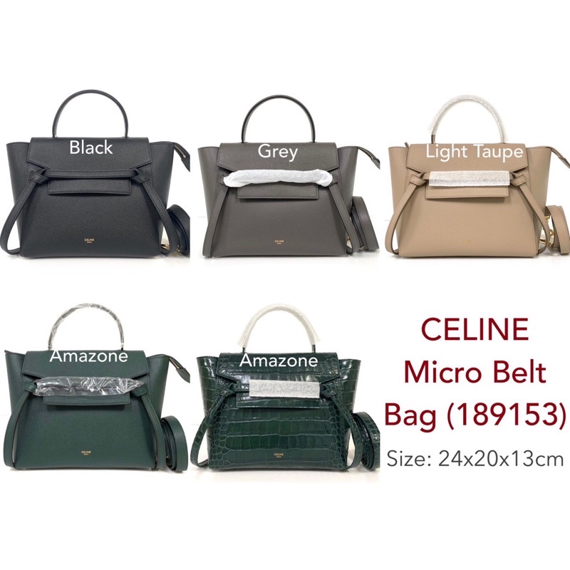 💥สอบถามstockก่อนกดสั่ง💥 Celine belt bag micro กระเป๋า ซีลีน กระเป๋าสะพาย ไซส์ ไมโคร ของแท้ ส่งฟรี EMS ทั้งร้าน