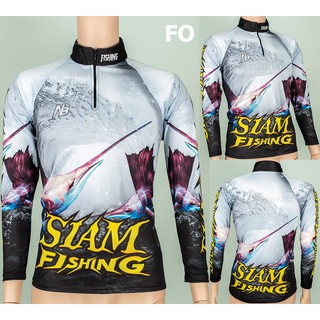 เสื้อตกปลา,ปั่นจักรยาน FO Black Gold SIAM FISHING ป้องกันแสง UV