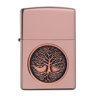 Zippo ไฟแช็กรุ่น 49638 Tree of Life Emblem ของแท้ รับประกันตลอดชีิวิต นำเข้าและจำหน่ายโดยตัวแทนจำหน่าย