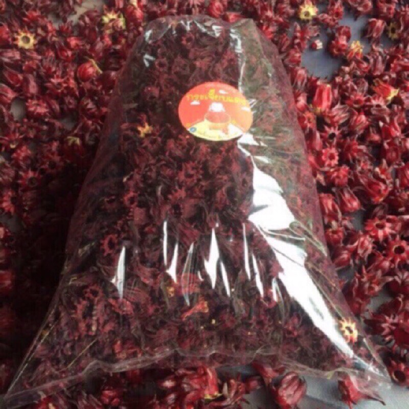 กระเจี๊ยบแดง แห้ง 1 กก.  ปลอดสารเคมี ส่งตรงจากสวนไม่ผ่านพ่อค้าคนกลาง