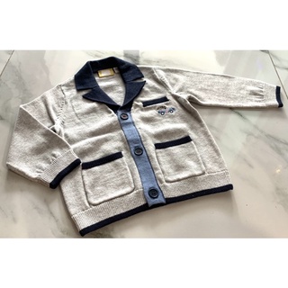 (P100)  Brandname Italy  เสื้อไหมพรมเด็ก 1 ขวบ cardigan ผ่าหน้า cardigan