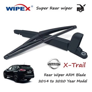 Nissan XTrail ที่ปัดน้ําฝนด้านหลัง / ใบมีด สําหรับ 2014 ถึง 2020 ปี X-Trail ที่ปัดน้ําฝนหน้าต่างด้านหลัง (แขน / ใบมีด) จาก wipex