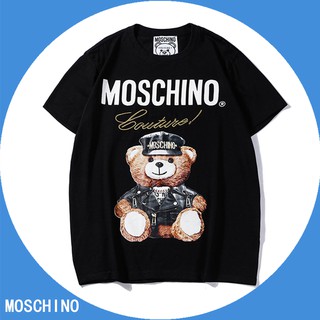 [S-5XL] 3990 Moschino เสื้อยืดแฟชั่น สําหรับผู้หญิง M-2XL