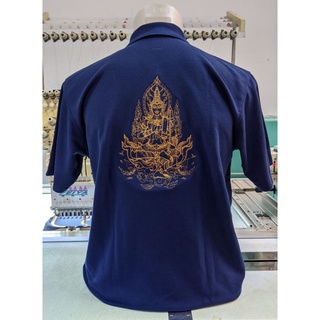 เสื้อคอโปโลลายปักรูปองค์พ่อ