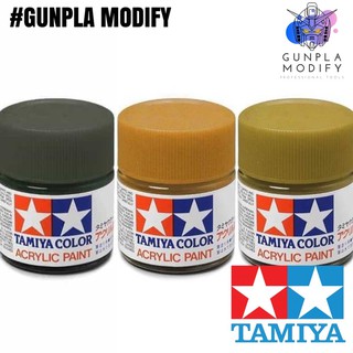 TAMIYA XF58 XF59 XF60 สีสูตรอะคริลิค ชนิดสีด้าน Acrylic 10 ml