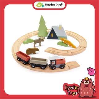 Tender Leaf Toys ของเล่นไม้ รถไฟของเล่น ชุดรถไฟ Treetops Train Set