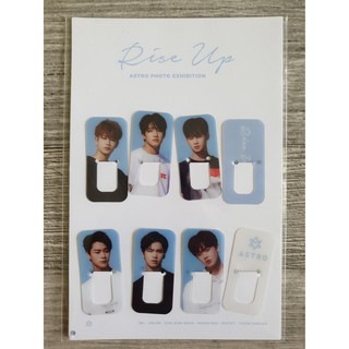 [มีเซ็ทเดียว] ที่คั่นหนังสือ ASTRO Photo Exhibition Rise Up PET Bookmark อึนอู จินจิน ซานฮา มุนบิน เอ็มเจ ร็อกกี้