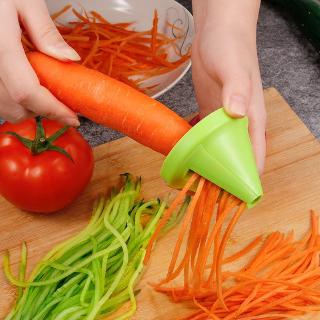 Kitchen Vegetable Fruit Slicer Shred Device / Cucumber Cutter Peeler Twister / Spiral Carrot Radish Cutter Grater / Kitchen Tool Gadget