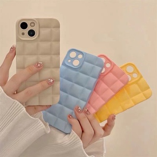 ใหม่ เคสโทรศัพท์มือถือ ลายตาราง เรียบง่าย กันกระแทก สําหรับ IPHONE 11 PRO MAX I6S PLUS I12 PROMAX 8 PLUS 7PLUS SE2