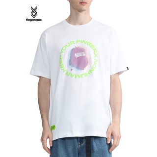 [100% Cotton] Fingercroxx เสื้อยืดแขนสั้น พิมพ์ลายกราฟฟิค แฟชั่นฤดูร้อน และฤดูใบไม้ผลิ สําหรับผู้ชาย