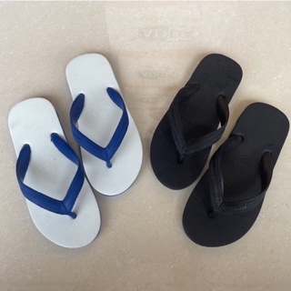 [ลูกค้าใหม่ราคา 1 บาท]🍎รองเท้าแตะฟองน้ำ🍎 หูหนีบ กระต่ายดาว สีดำ รองเท้าแตะ Rubber Flip-flops sandals