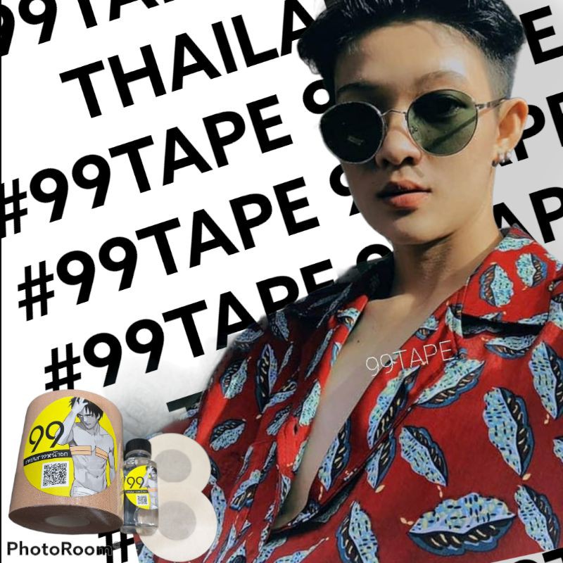 เทปพรางหน้าอก 99TAPE พรีเมี่ยม ผ้าหนา+กาวเหนียว+ลงน้ำได้ - รูปที่ 2