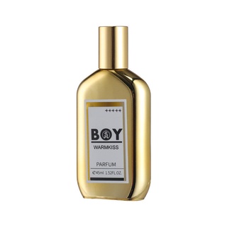 น้ำหอมผู้ชาย Boy Warmkiss 45ml กลิ่นหอมโอเรียนทัลวุ๊ดดี้ ซันไซน์ฟรุ๊ตตี้ กลิ่นหอมทะเลสดชื่น พร้อมส่ง 3 กลิ่น