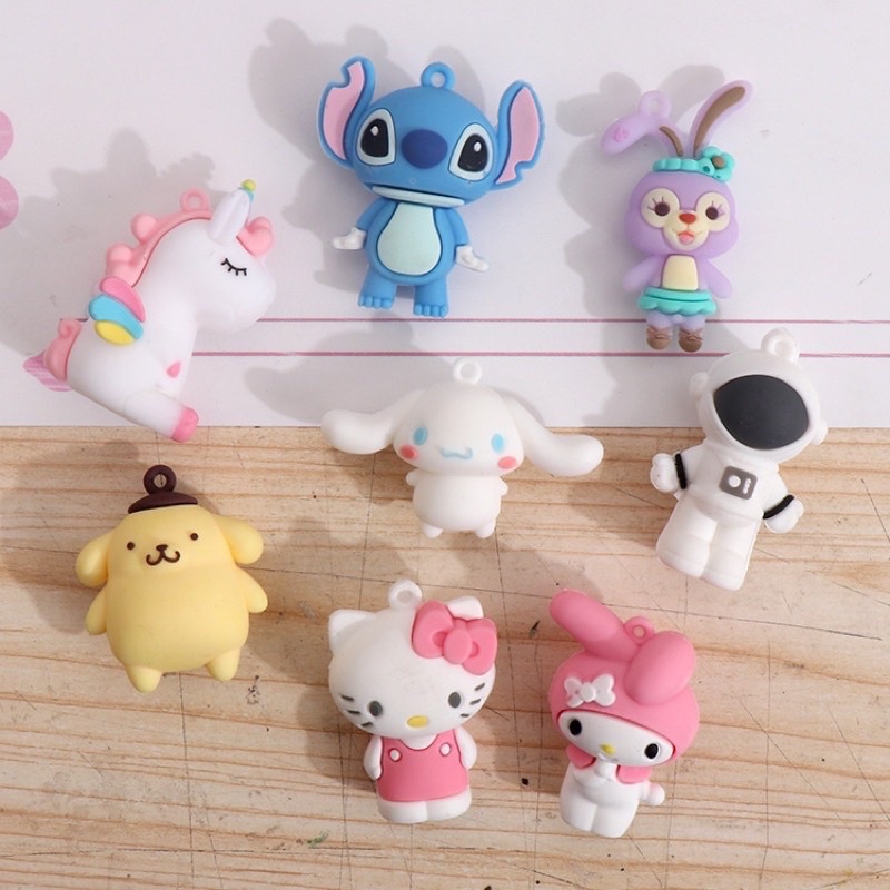💦พร้อมส่ง💦จิ๊บบิทตัวติดรองเท้า Jibbitz shoes Charm 3D 🌈ลายการ์ตูนน่ารัก ตัวติดรองเท้ามีรูทุกชนิด