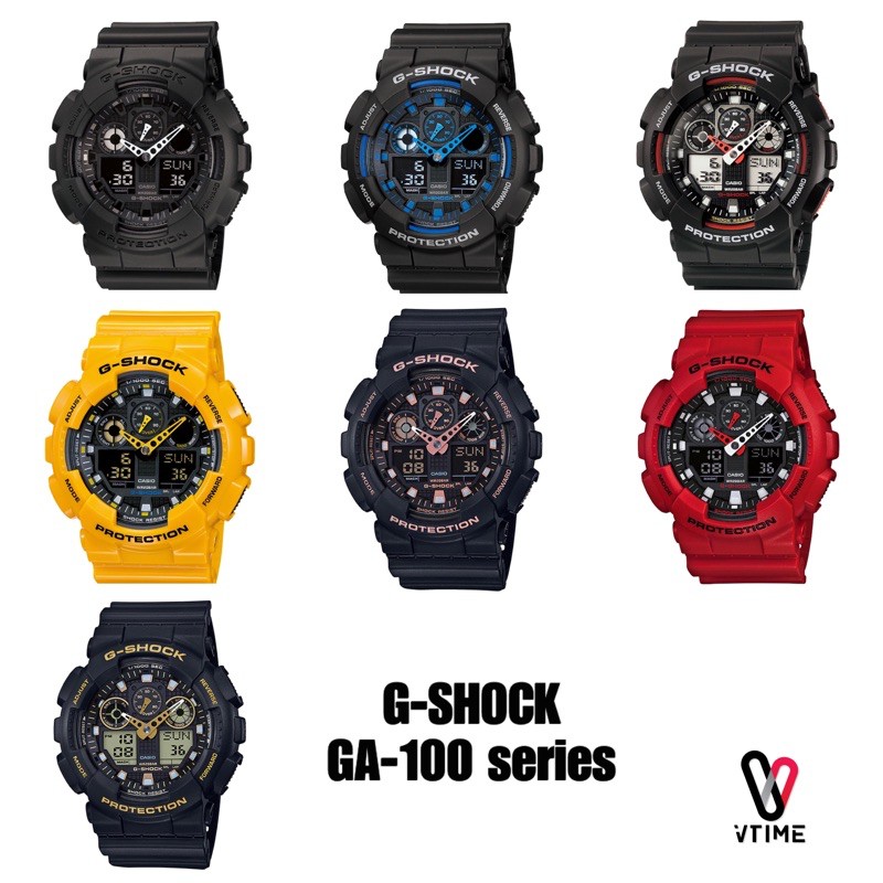 G-SHOCK นาฬิกาผู้ชาย รุ่น GA-100 | GA-100GBX