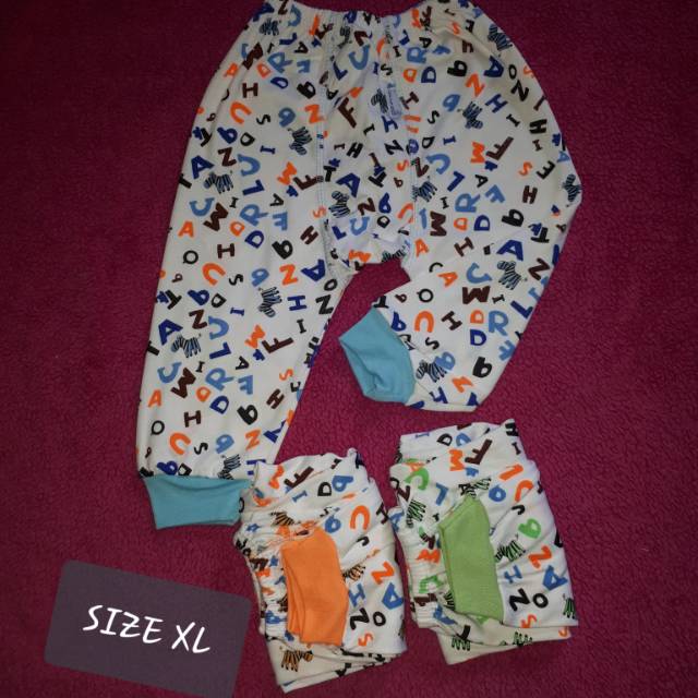 ขายปลีก!! ALFABET กางเกงขายาว daffia SIZE XL