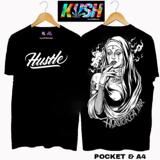 เสื้อยืดผ้าฝ้ายพิมพ์ลายแฟชั่น Kush เสื้อยืด ผ้าฝ้าย สีดํา สําหรับผู้ชาย (ไซซ์ S-3XL)