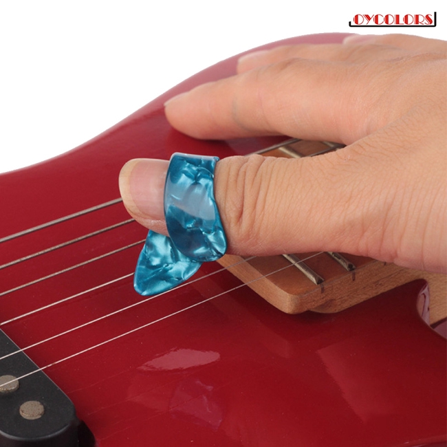 Thumb Finger Guitar Pick Celluloid Mediator Thumbpick for Acoustic