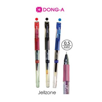 ปากกาเจลหัวเข็ม DONG-A Jell Zone ขนาด 0.5 มม.(ราคาต่อ 1 ด้าม)