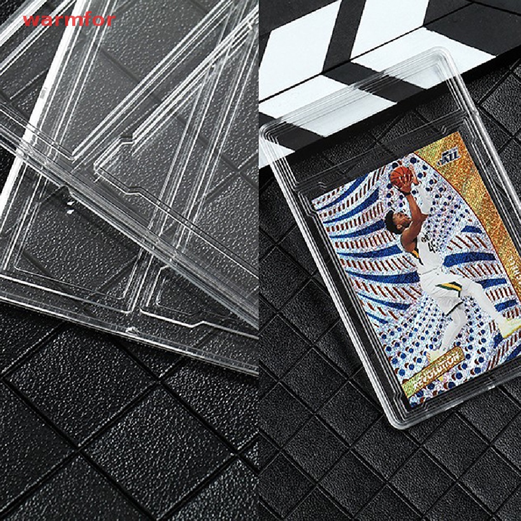 (warmfor) เคสอะคริลิค ลายเกม Star PSA ขนาด 90x65 มม. สําหรับวางการ์ดเทรด