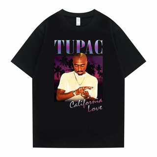 เสื้อเบลาส์ - น่ากลัวTupac2Pacพิมพ์กราฟิกTshirtฮอปTshirtบุรุษวินเทจที100%ผ้าฝ้ายกิลแดน