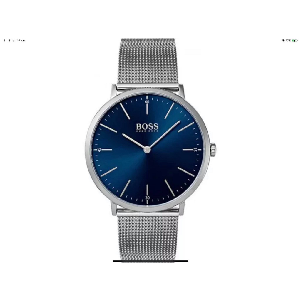 นาฬกา HUGO BOSS MEN'S 1513541 HORIZON SLIM QUARTZ พร้อมกล่อง (ใหม่)