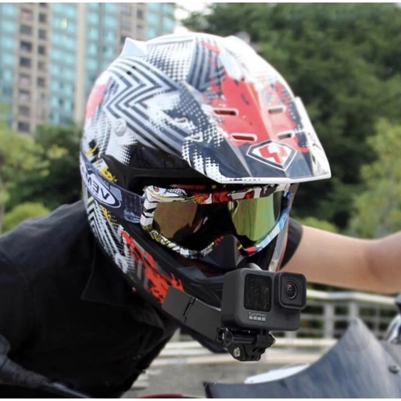 TUYU ขาติดหมวกกันน้อค แบบบานพับ สำหรับ กล้องโกโปร กล้องแอคชั่น Helmet Bracket for Gopro,Action Camera ชุดติดหมวกกันน้อค thumbnail 9