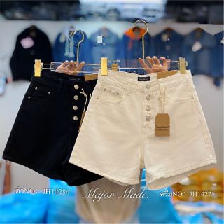 JH1428#1427#ยีนส์ขาสั้นมี2สี S-XL#Jeans house