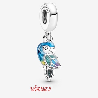 Pandora silver hanging charm นกแก้ว