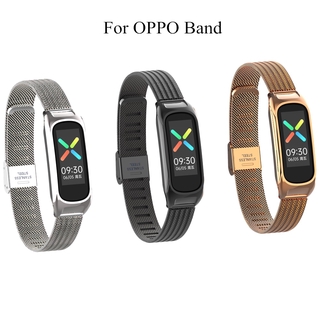 สายนาฬิกาข้อมือสแตนเลสสําหรับ Oppo Smart Band