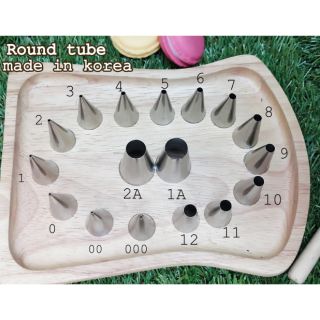 หัวบีบกลม Round tip เบอร์ 000 ถึง 1A (นำเข้าเกาหลี)( เลือกเบอร์)