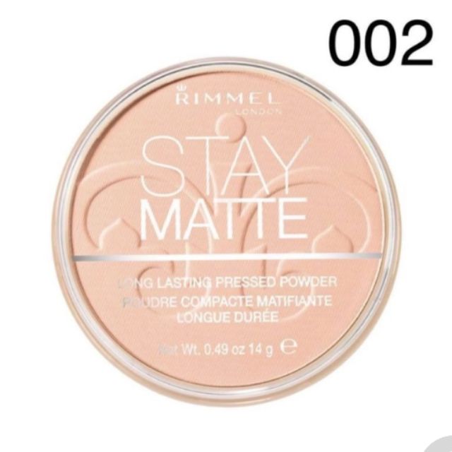 แป้งฝุ่นอัดแข็งRimmel Stay Matte ควบคุมความมันขั้นเทพ