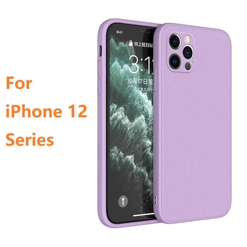 เคท iPhone 12 Pro Max Soft TPU Case เคท ไอโฟน iPhone12 Mini Silicone Phone Case เคสหนัง iPhone 12 Pro Phone Cover
