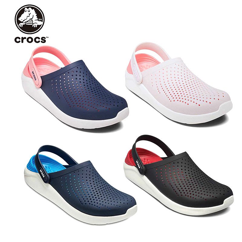 OT6J Crocs LiteRide Clog แท้ หิ้วนอก ถูกกว่าshop Crocs Literide Clog Original 100% Unisex Basic Crocs shoes