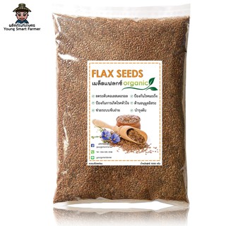 Brown Flaxseeds เมล็ดแฟลกซ์ สีน้ำตาล 1 Kg.