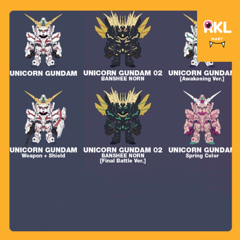 ‼️พร้อมส่ง☄️แยกตัว Qmsv-mini Unicorn Gundam 🤖