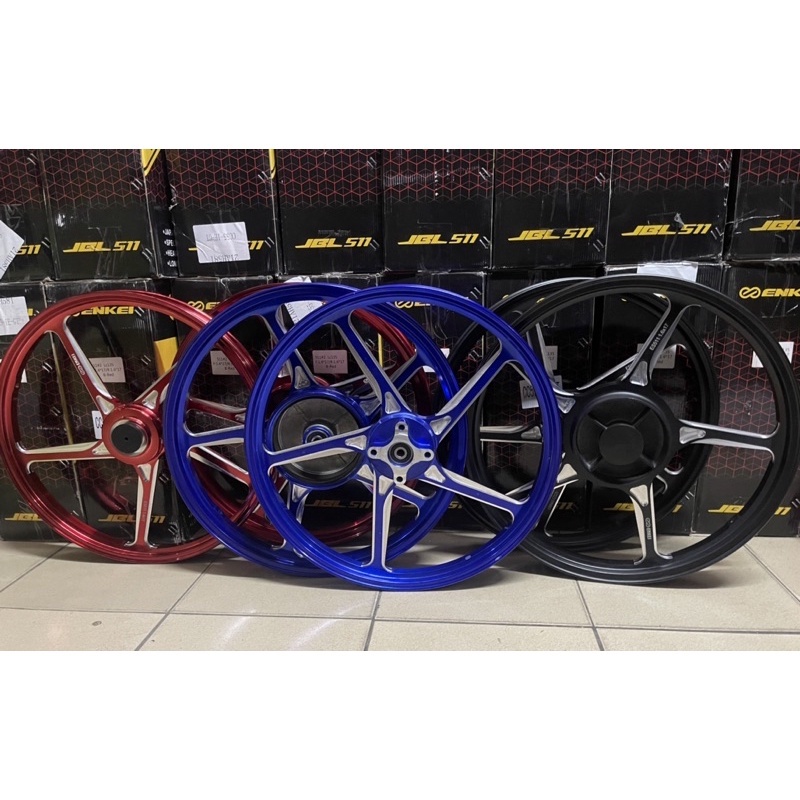 LC135 ENKEI FG511 14/16 CNC CUTTING SPORT RIM SET - BEST QUALITY AT Market