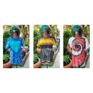 เสื้อมัดย้อม สีสดใส แฮนเมค