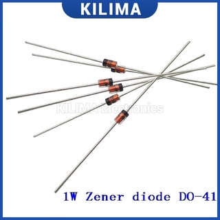 ซีเนอร์ไดโอด 1N4728-1N4748 3.3V-22V DO-41 1W 1N4729 1N4730 1N4731 1N4732 1N4733 1N4734 1N4735 1N4744 1N4746 1N4749 20 ชิ้น