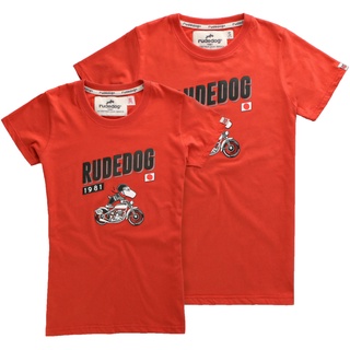 rudedog T-shirt เสื้อยืด รุ่น Morsai (ผู้หญิง) แฟชั่น คอกลม ลายสกรีน ผ้าฝ้าย cotton ฟอกนุ่ม ไซส์