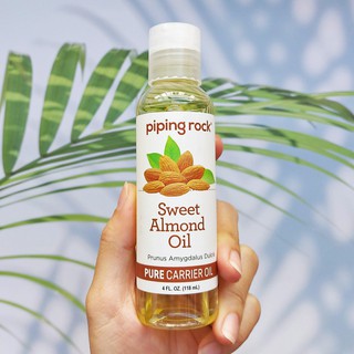 น้ำมันอัลมอนด์ สกัดเข้มข้น Sweet Almond Oil 118 mL (Piping Rock®)