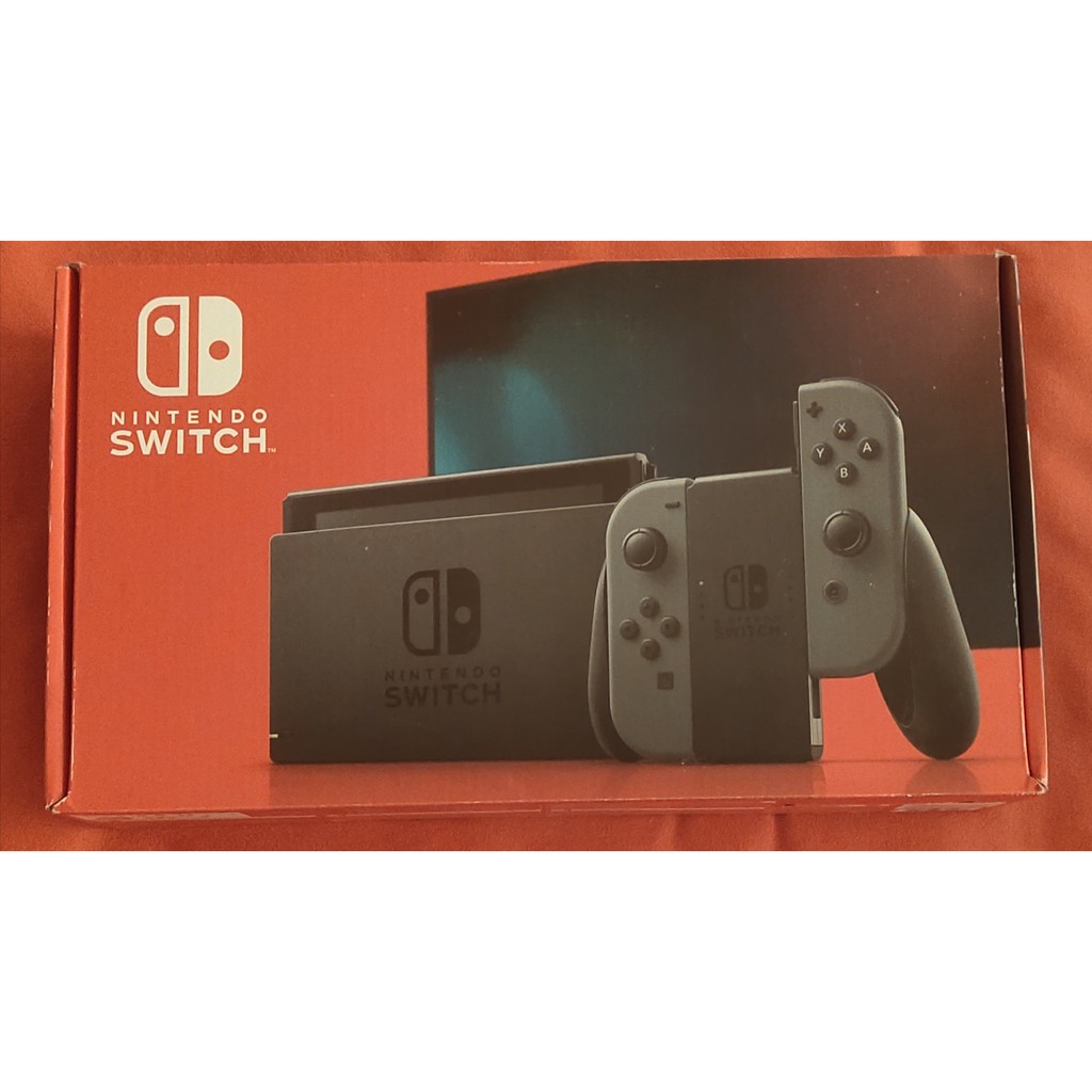 มือสอง Nintendo switch Grey Version 2 - กล่องแดง สภาพดี ติดฟิล์มแล้ว มีประกันร้าน Art and Gun ถึง 12/5/2564