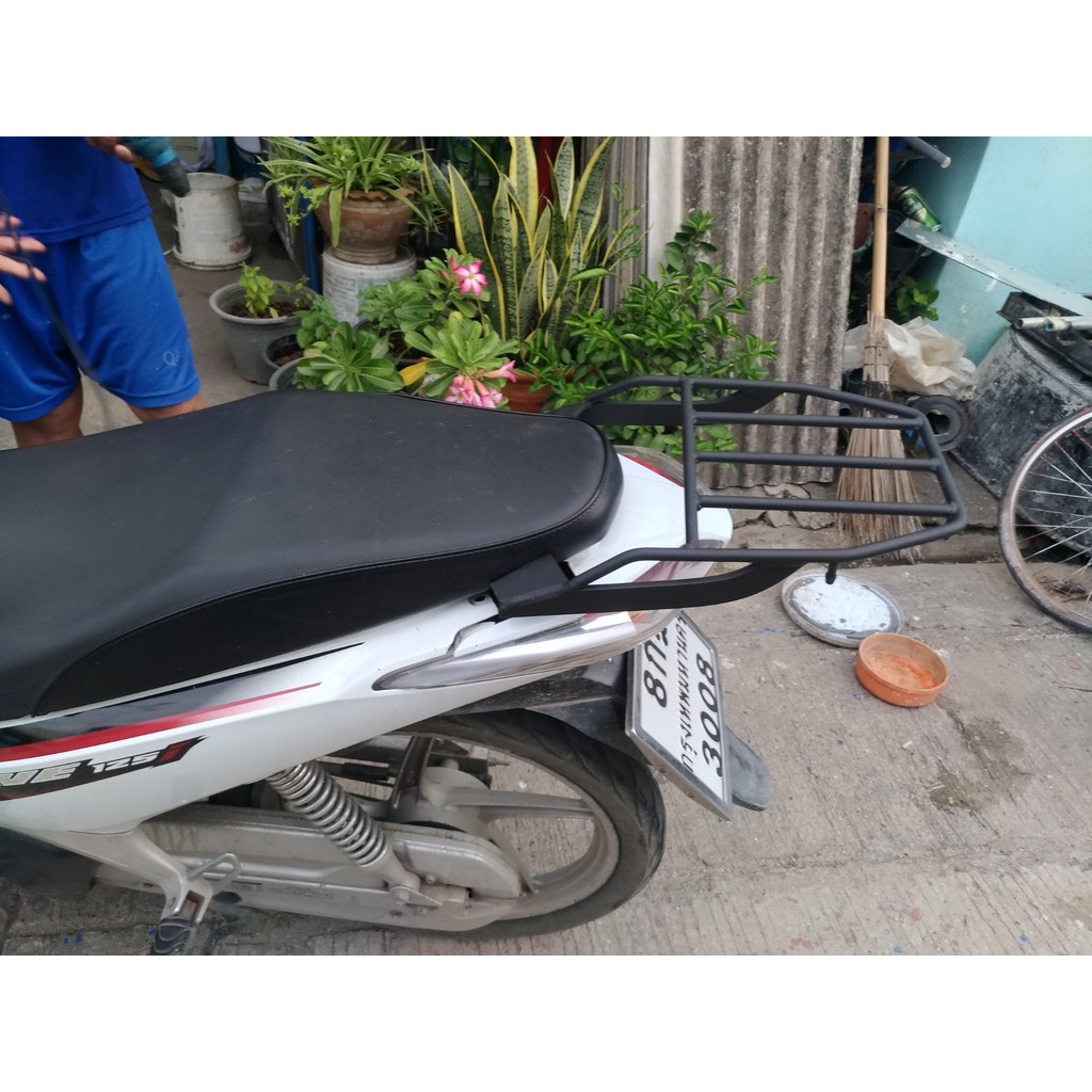 แร็ค/ตะแกรงท้าย Honda WAVE 125i  (2012 – 2025) Luggage Rack สีดำ ราคา ถูกที่สุด ดีลบีเคเค แกลเลอรีภาพที่ 5
