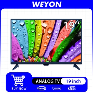 ทีวี 19 นิ้ว WEYON โทรทัศน์ Analog TV HD Ready LED USB VGA HDMI TV ราคาถูก คุณภาพสูง รุ่น GTSU19B รับประกันหนึ่งปี