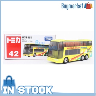 [ต้นฉบับ] Takara Tomy Tomica #42 MIT Fuso Aero King Hato Bus 1st 1/156 Diecast Toy Car Car