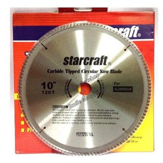 starcreft ใบเลื่อยวงเดือน10”x120T(TCTอลูมิเนียม)#1937