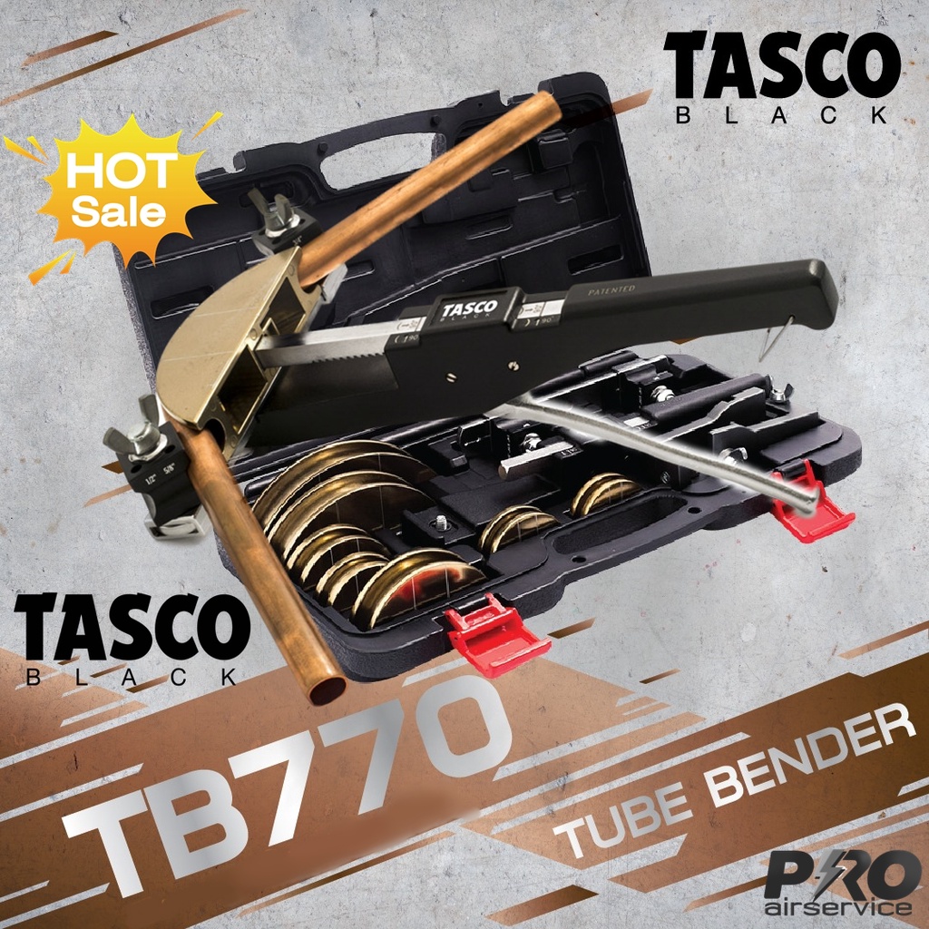 ชุดดัดท่อทองแดง เครืองดัดท่อทองแดง TASCO รุ่น TB770 ไซต์ 1/4” ,5/16”,3/8” ,1/2”,5/8”,3/4″,7/8”