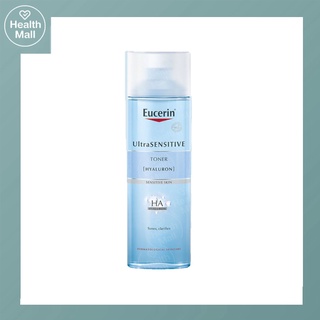 Eucerin Ultrasensitive Hyaluron Toner 200ml ยูเซอริน โทนเนอร์ ทำความสะอาดผิว