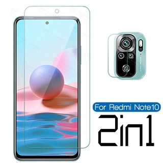 2in1 For Xiaomi Redmi Note 10 Pro Max 10s 5G Camera Lens Screen Protective Film For Red mi Note 10 Pro Max Tempered Glass Shield