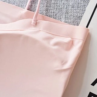 สินค้าพร้อมส่างจากไทย💥LoveIs Bra💥 (N114) สายเดียว Crop ผ้าไหม ผ้าลื่นมาก ใส่แบบ Cool Cool